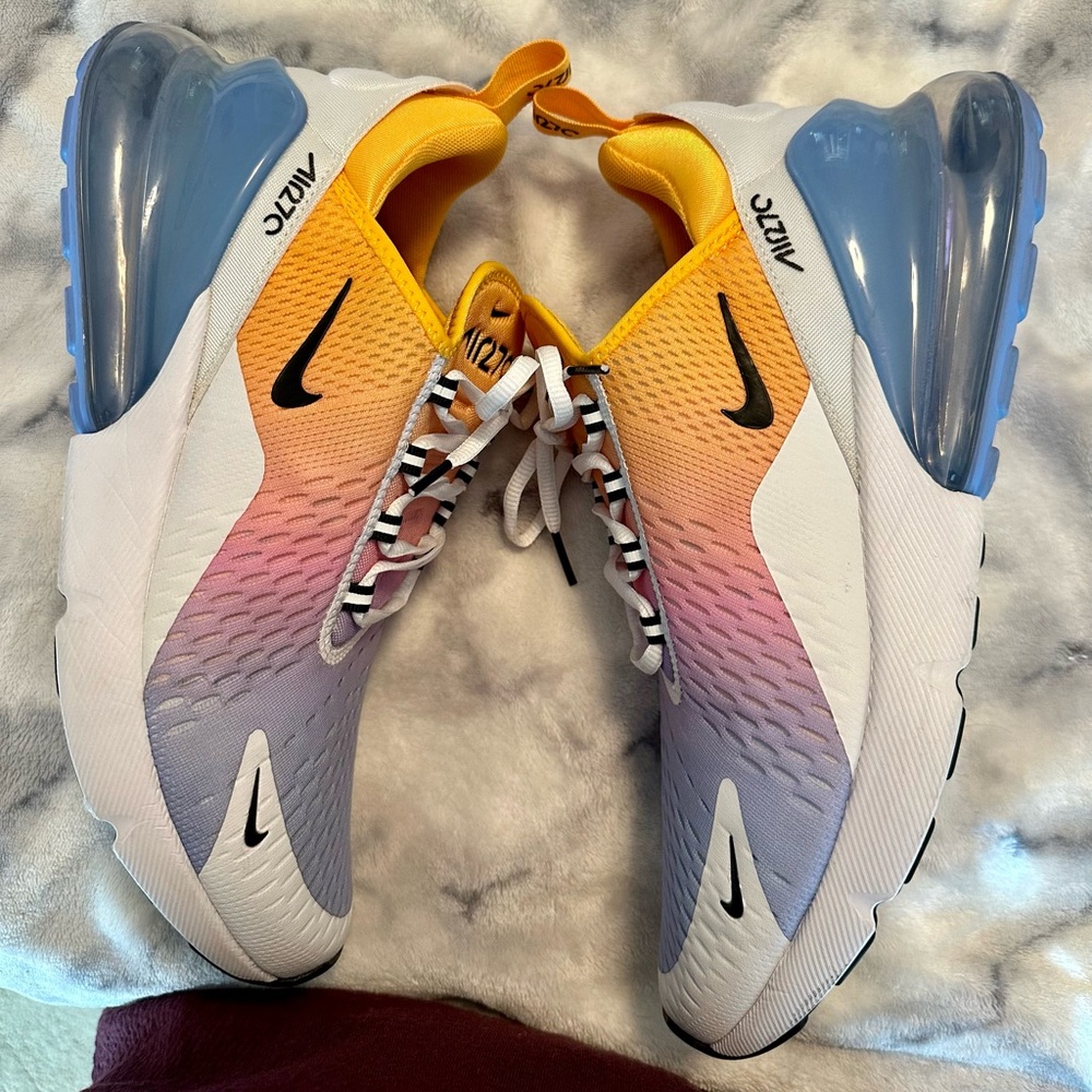 Nike air max 270 gradient university gold men's 10.5